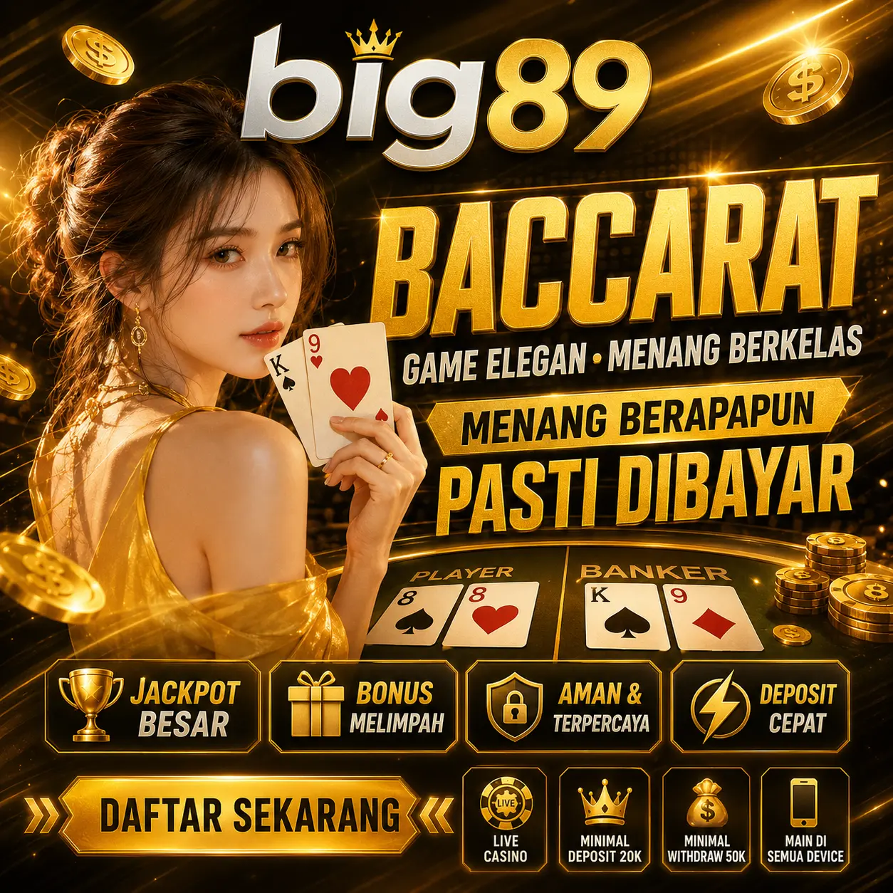 Baccarat game elegan menang berkelas
